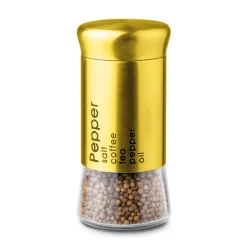 Pojemnik na przyprawy szklany Tadar Asha 150 ml złoty