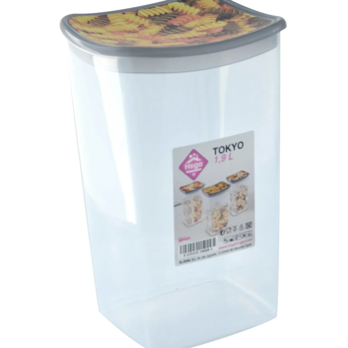 Pojemnik prostokątny Hega Tokyo 1,9 l mix wzorów