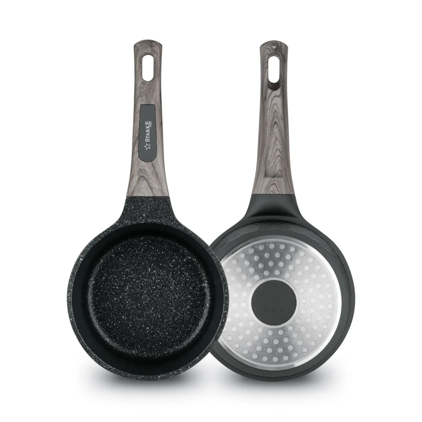 Rondel na indukcję z powłoką marmurową Starke Pro Embossed 1,2 l