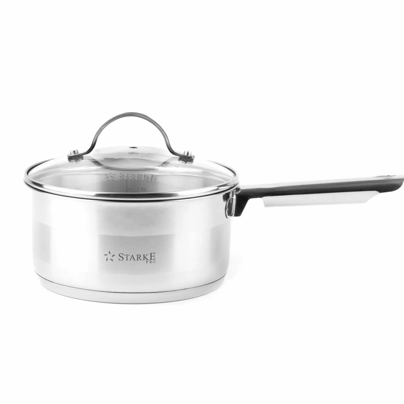 Rondel ze stali nierdzewnej z pokrywką Starke Pro Gemini 2,3 l