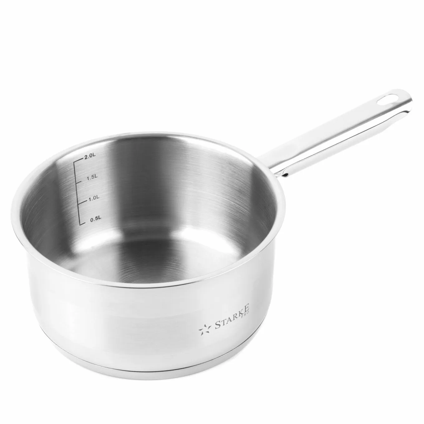 Rondel ze stali nierdzewnej z pokrywką Starke Pro Gemini 2,3 l