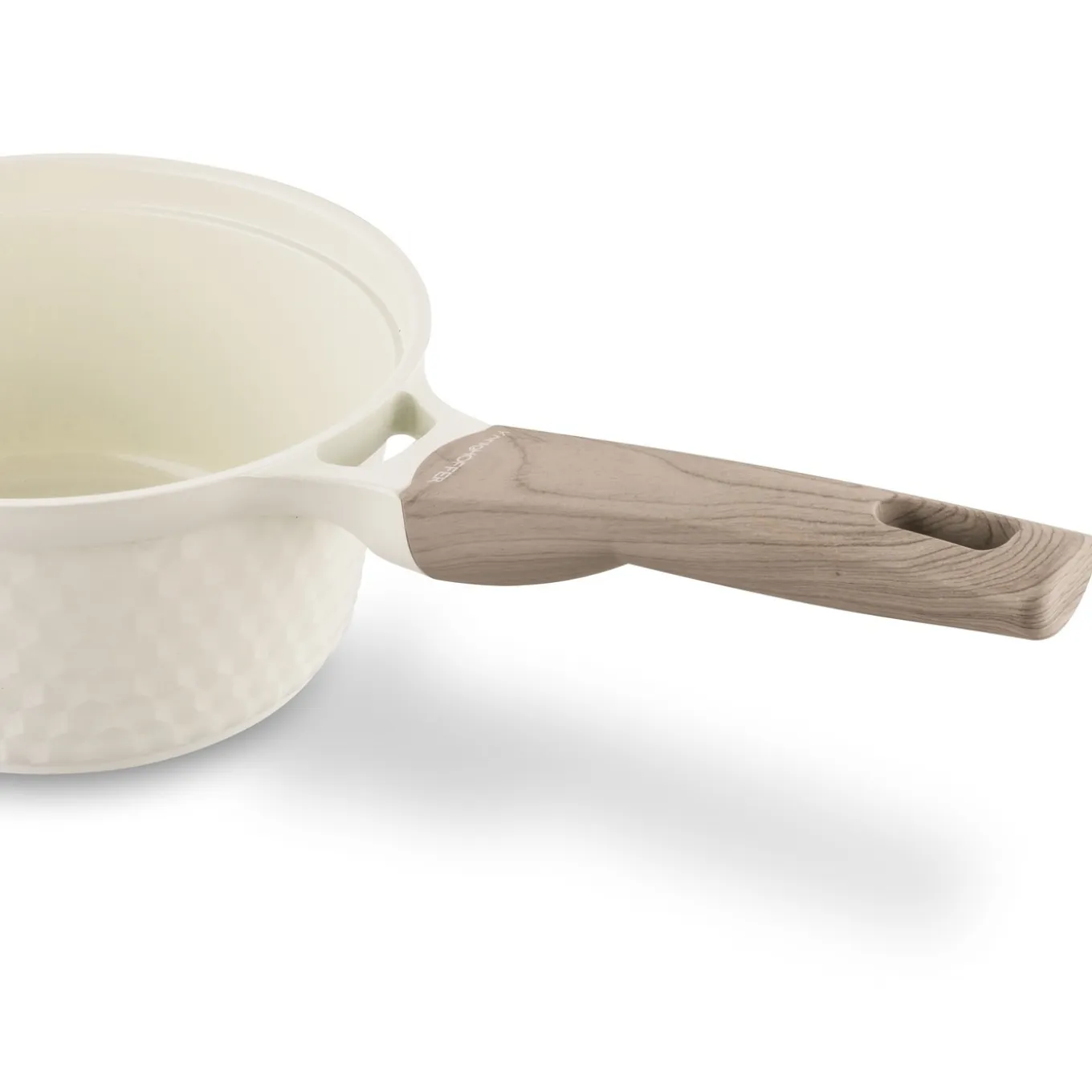 Rondel z powłoką ceramiczną na indukcję Konighoffer Rosti 18 cm 1,7 l kremowy