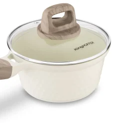 Rondel z powłoką ceramiczną na indukcję Konighoffer Rosti 18 cm 1,7 l kremowy