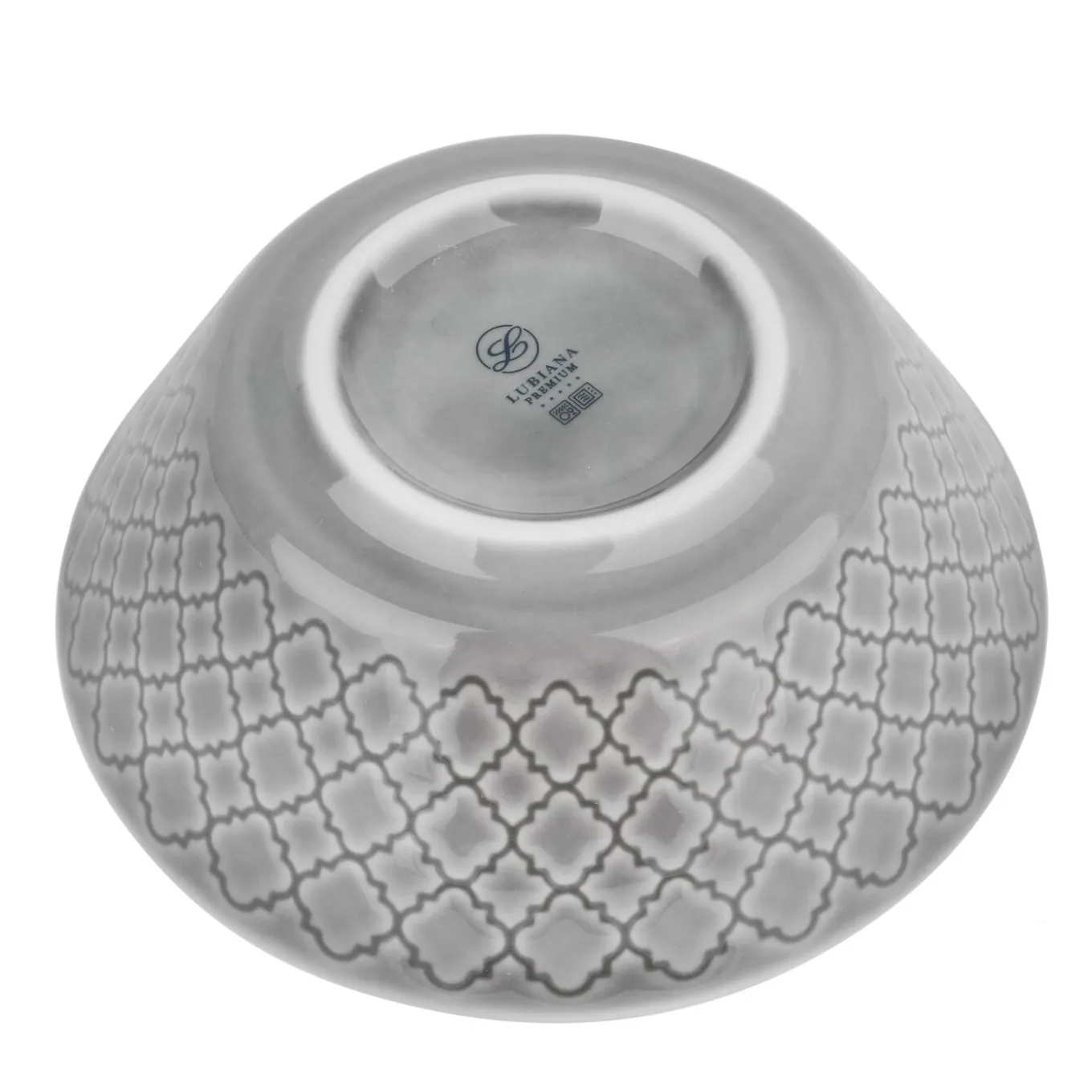 Salaterka porcelanowa Lubiana Marrakesz 15 cm szara
