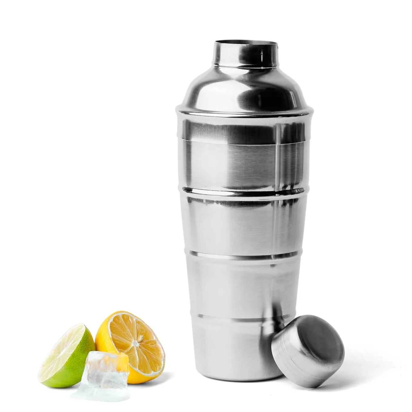 Shaker do drinków i koktajli Tadar Galeo 750 ml karbowany