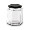 Słoiki szklane z metalową zakrętką Tadar Jawa 400 ml 6 sztuk