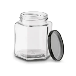 Słoiki szklane z metalową zakrętką Tadar Jawa 400 ml 6 sztuk