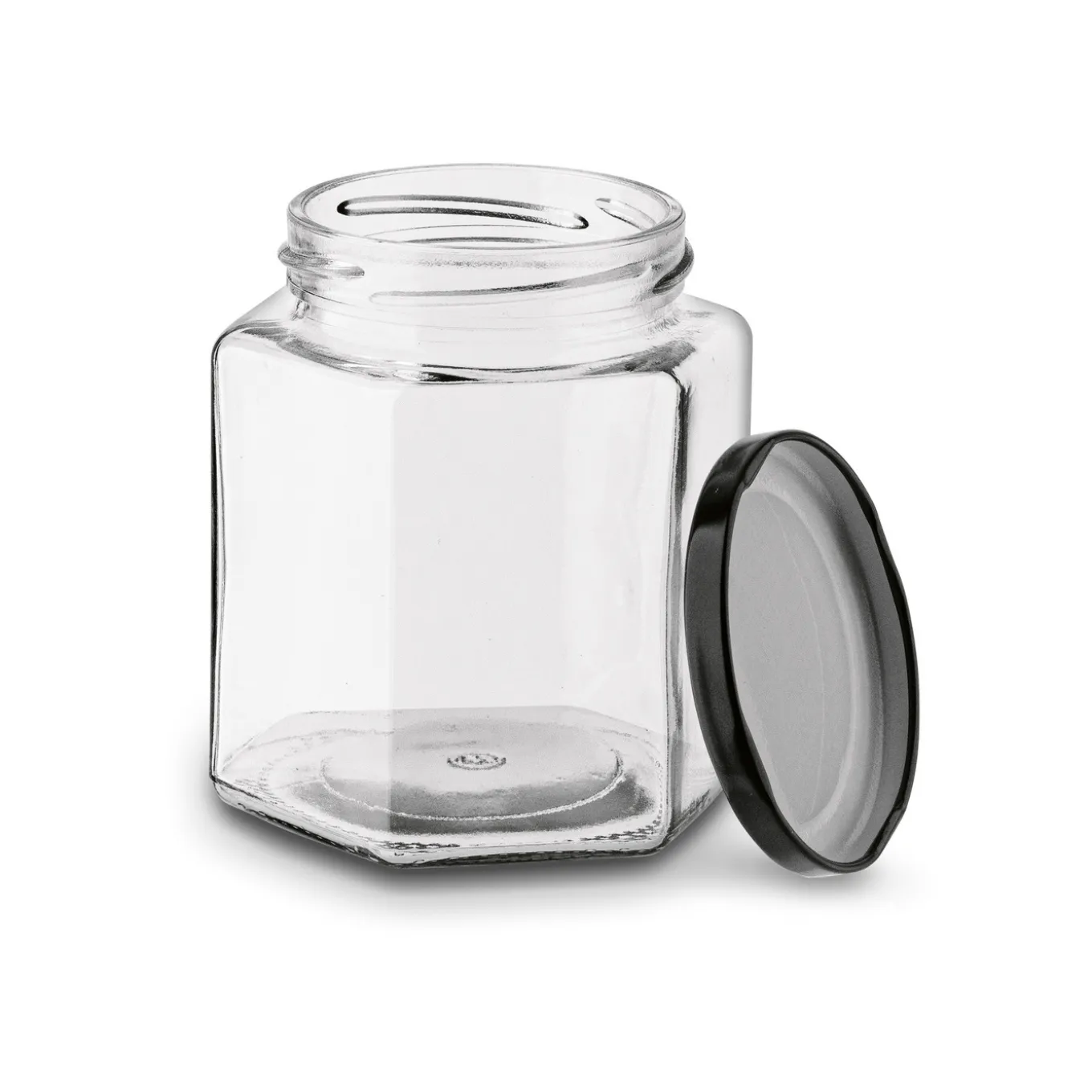 Słoiki szklane z metalową zakrętką Tadar Jawa 400 ml 6 sztuk