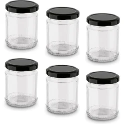 Słoiki szklane z metalową zakrętką Tadar Muna 140 ml 6 sztuk