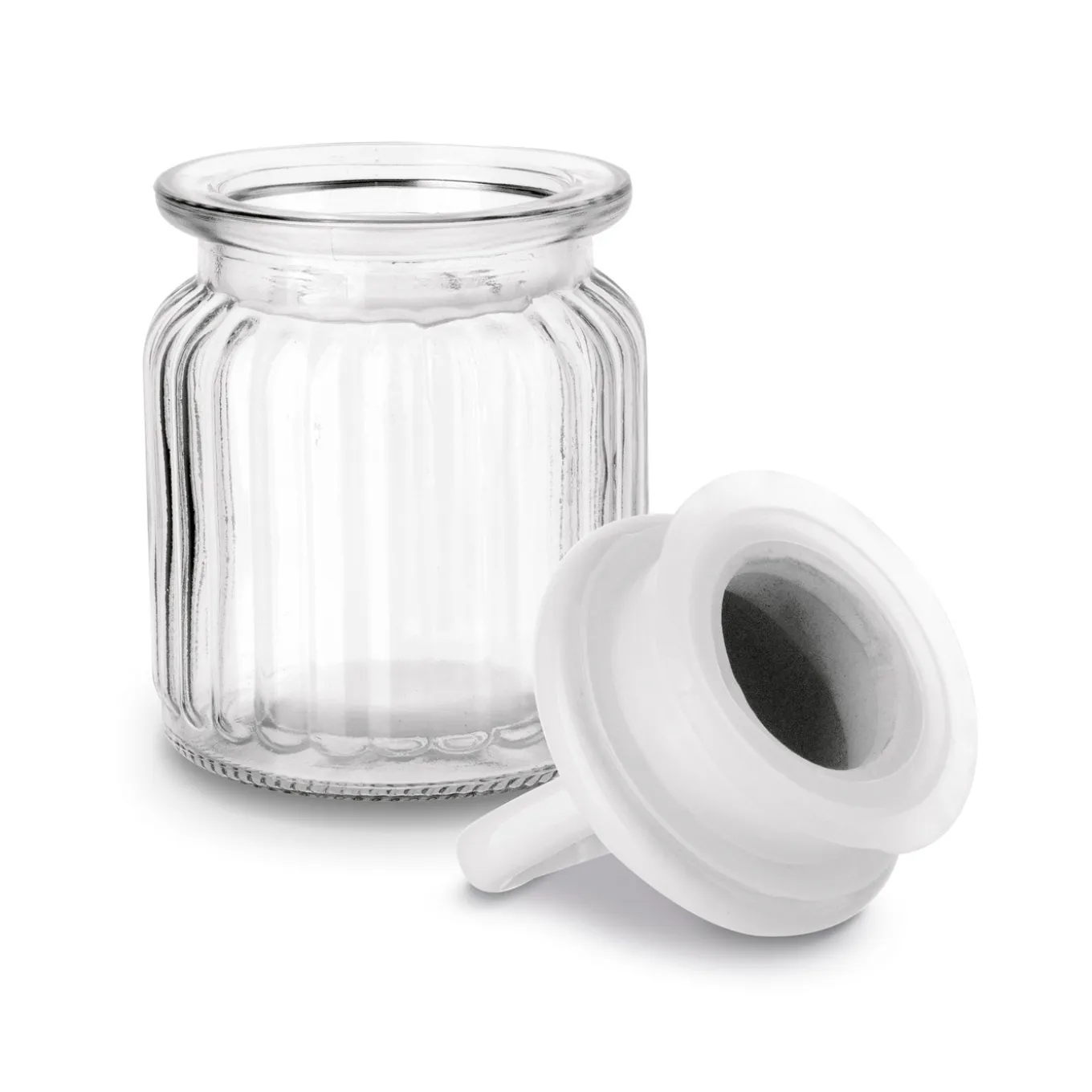 Słoik ozdobny z pokrywką ceramiczną Tadar Serce 290 ml okrągły