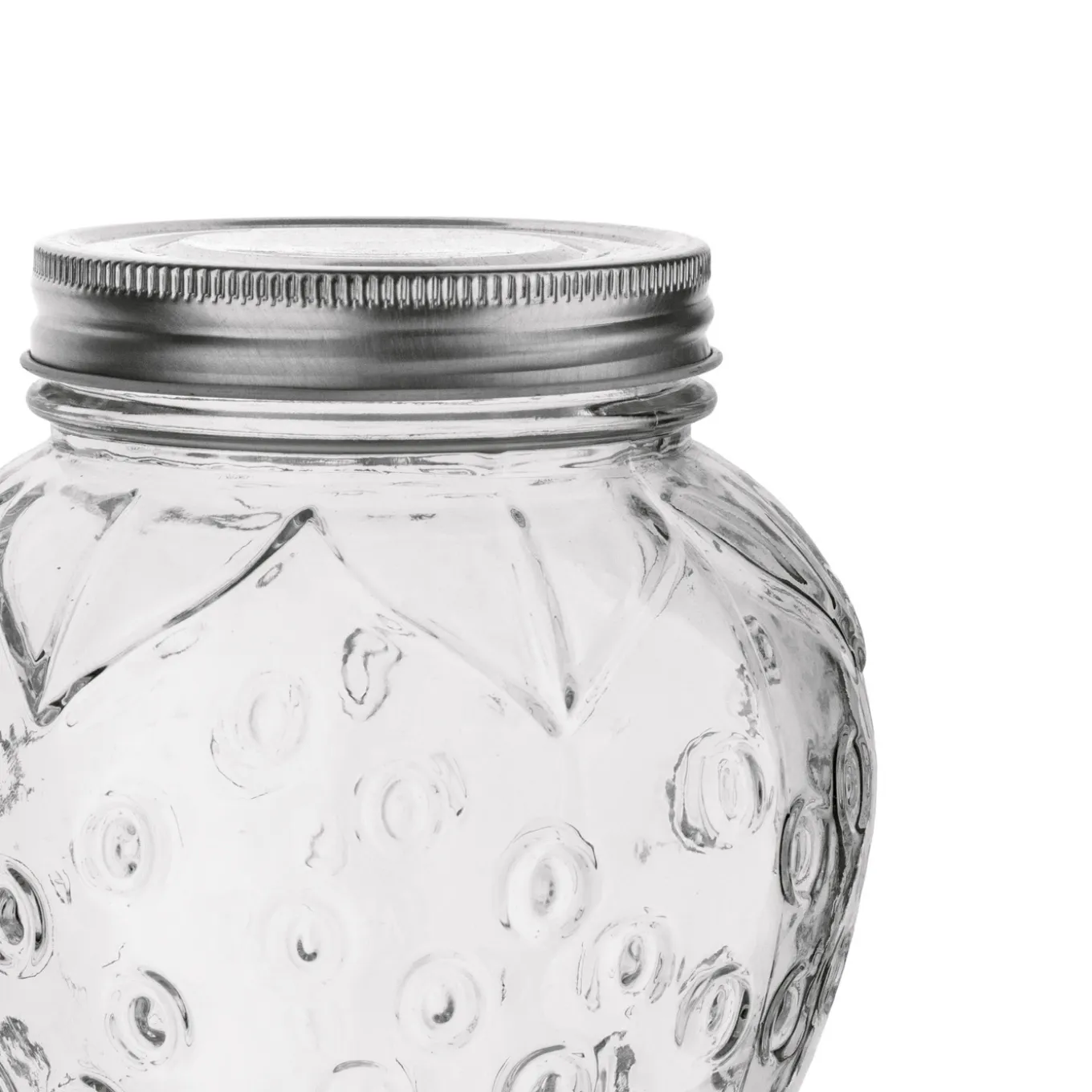 Słoik szklany z metalową zakrętką Tadar Truskawka 1000 ml