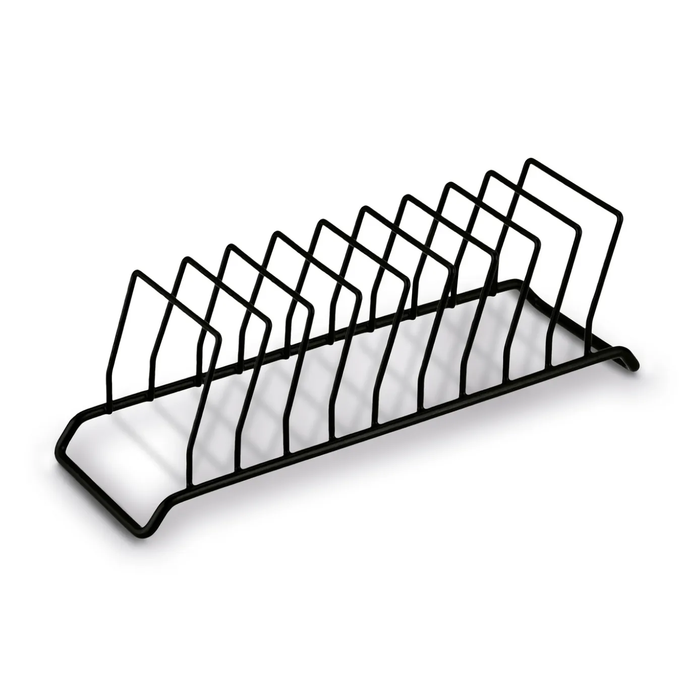 Stojak na pokrywki lub talerze Tadar Slim 28 x 9 x 9 cm czarny