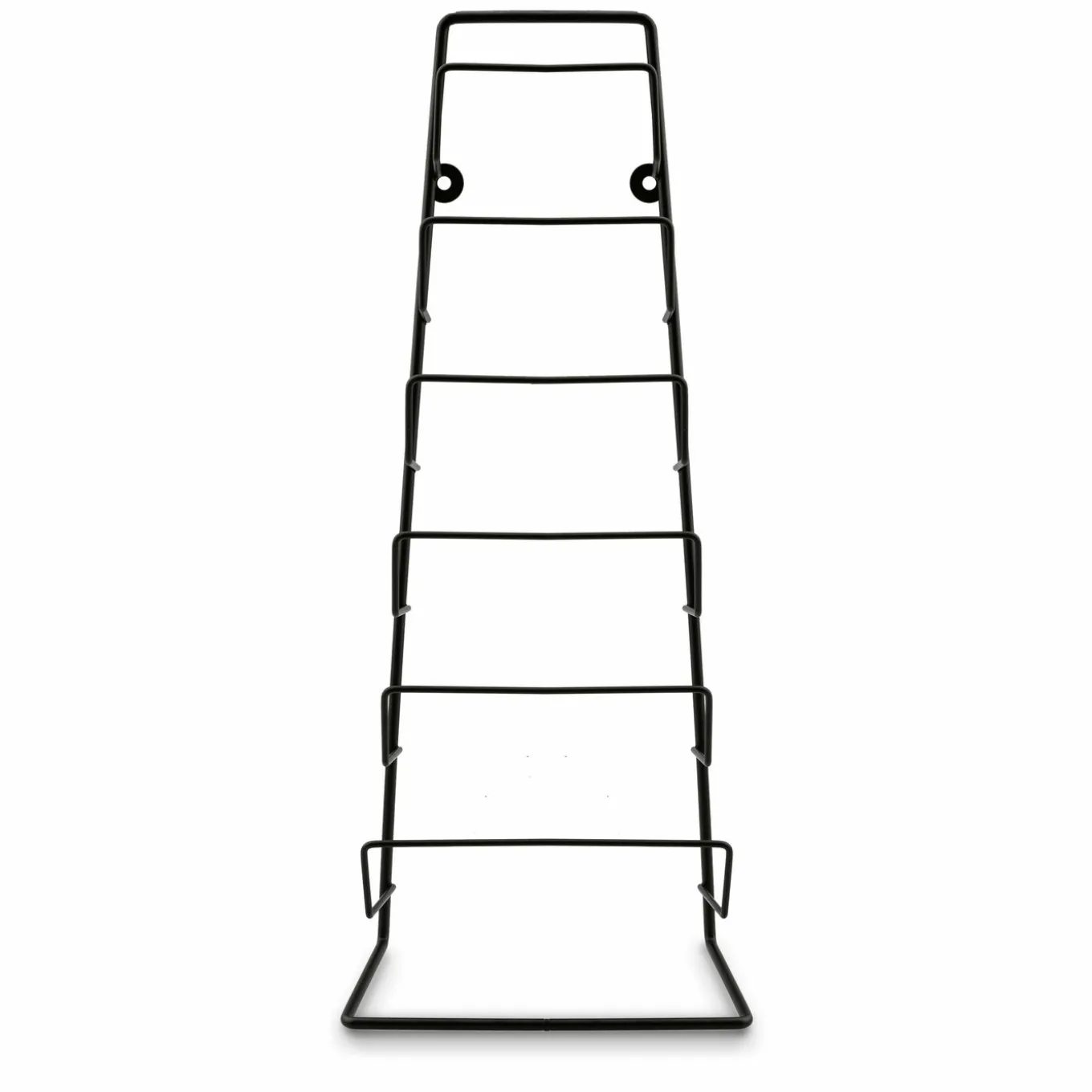 Stojak wieszak na sześć pokrywek Tadar 45 x 18,5 x 11,5 cm czarny