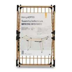 Suszarka balkonowa Konighoffer Spring Wooden 174 x 61 x 108 cm