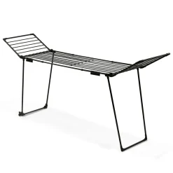 Suszarka balkonowa teleskopowa Konighoffer XXL 190-260 x 61 x 120 cm czarna
