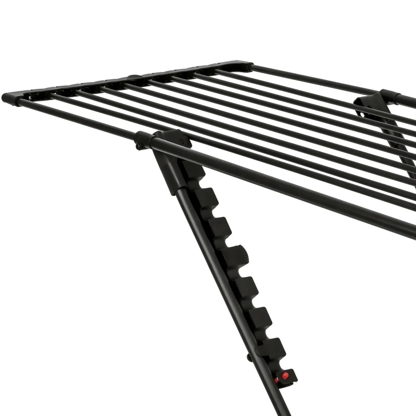 Suszarka balkonowa teleskopowa Konighoffer Spring Black 108-190 x 56 x 94 cm