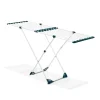 Suszarka balkonowa teleskopowa Konighoffer 108-185 x 56 x 94 cm biało-turkusowa