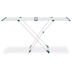 Suszarka balkonowa teleskopowa Konighoffer 108-185 x 56 x 94 cm biało-turkusowa