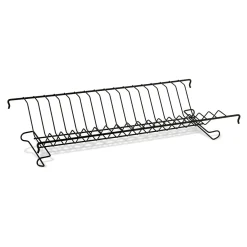 Suszarka do naczyń z 2 tacami i ociekaczem + uchwyt na deskę Tadar Nova 53 x 33 x 24 cm czarna