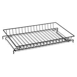 Suszarka do naczyń z 2 tacami i ociekaczem + uchwyt na deskę Tadar Nova 53 x 33 x 24 cm czarna