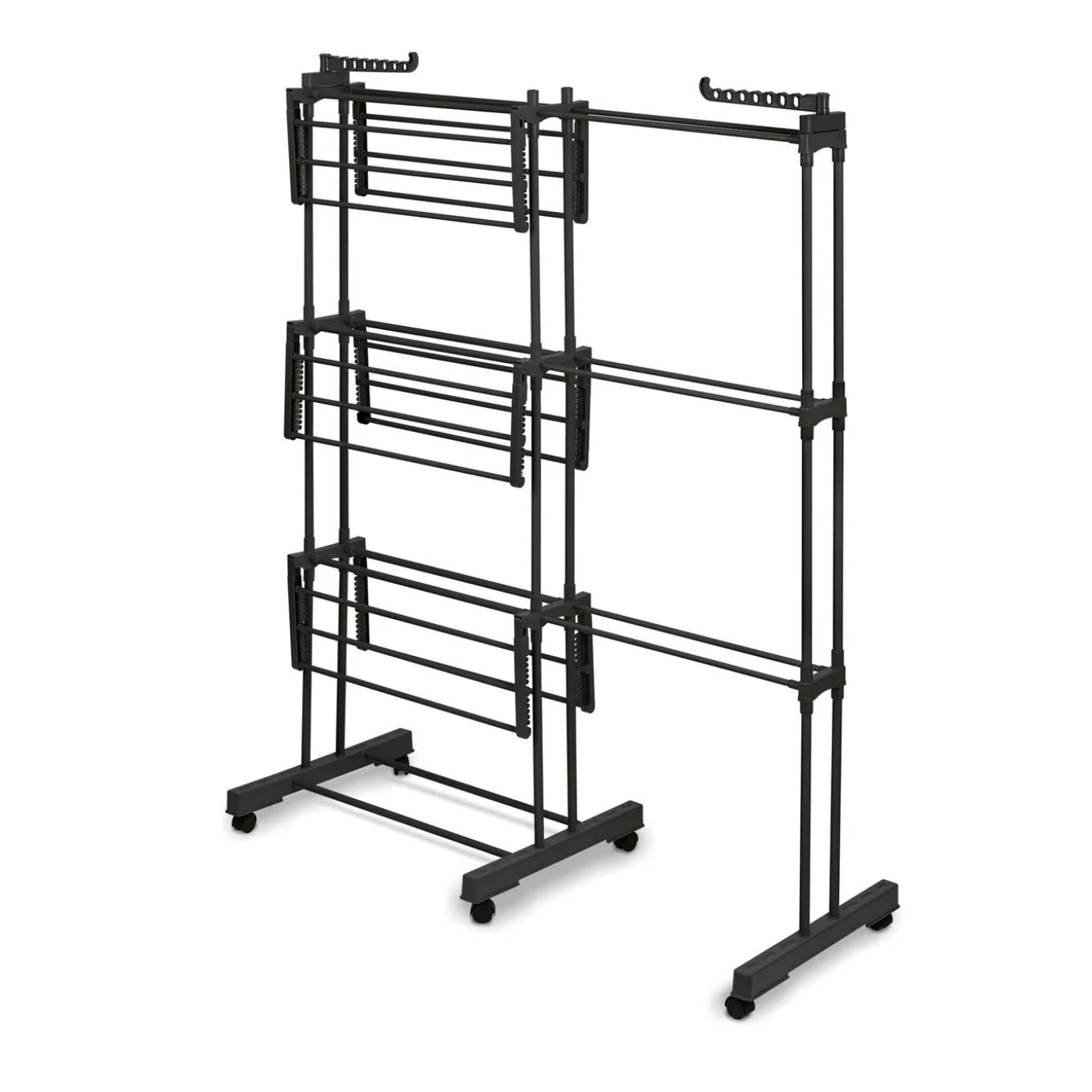 Suszarka na pranie pionowa Konighoffer Ultra 135 x 66 x 173 cm czarna