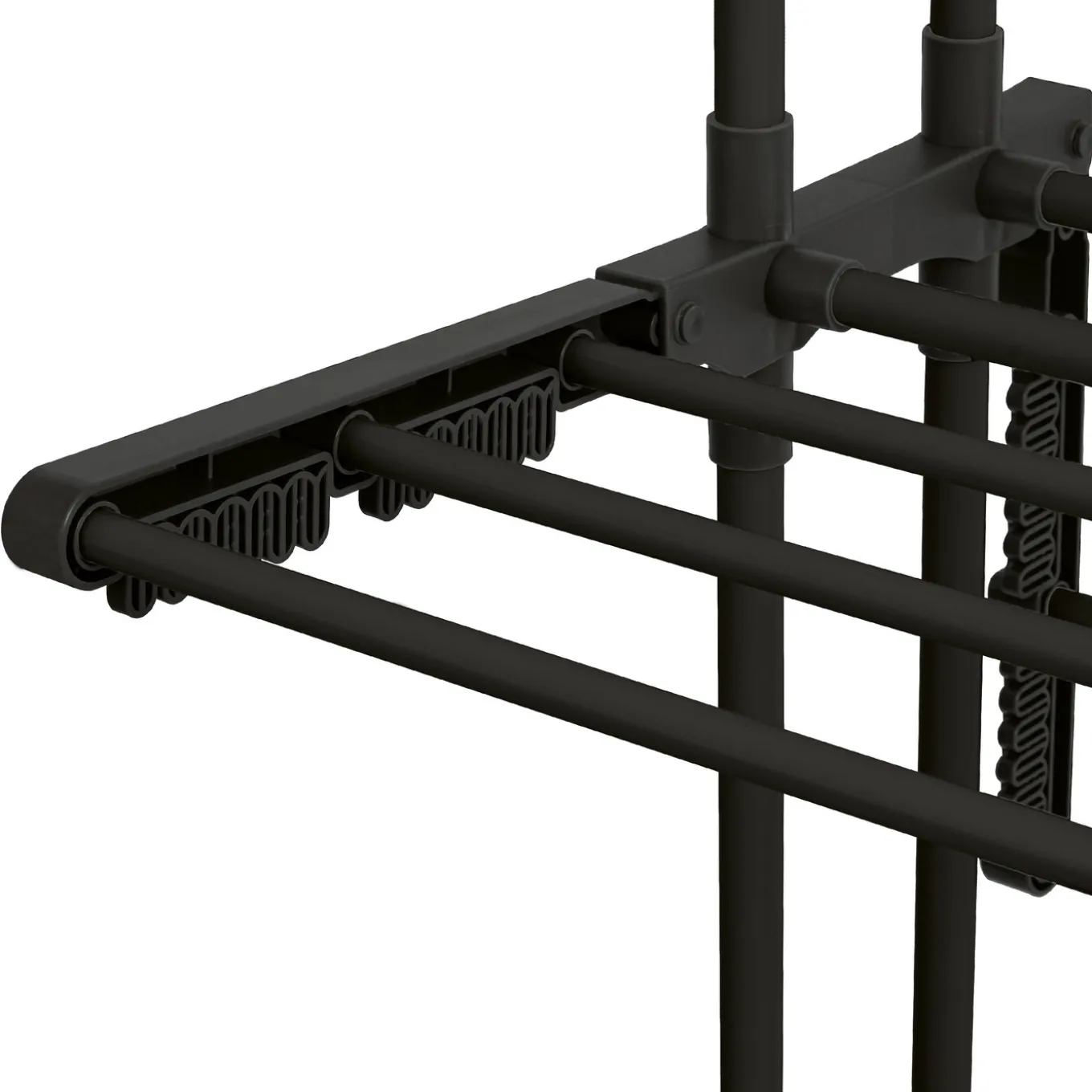 Suszarka na pranie pionowa Konighoffer Ultra 135 x 66 x 173 cm czarna