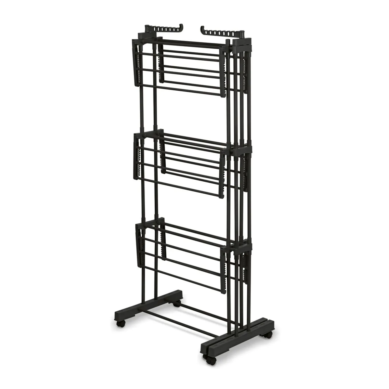 Suszarka na pranie pionowa Konighoffer Ultra 135 x 66 x 173 cm czarna