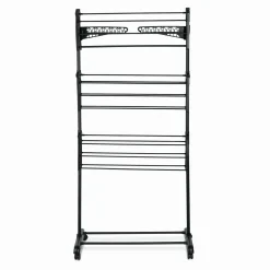 Suszarka na pranie pionowa Konighoffer 76 x 55 x 155 cm czarna