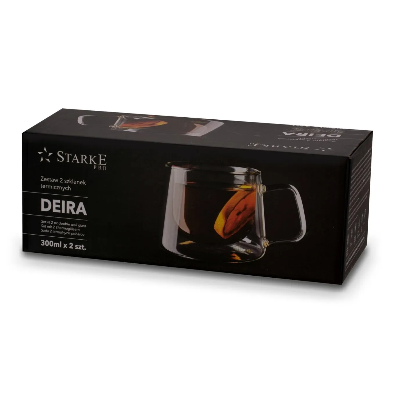 Szklanki termiczne do kawy Starke Pro Deira 300 ml 2 sztuki