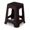 Taboret duży Miss Collection Tomi 28 x 45 cm ciemny brąz