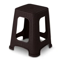 Taboret duży Miss Collection Tomi 28 x 45 cm ciemny brąz
