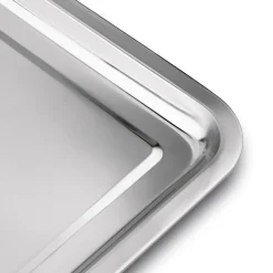 Taca metalowa nierdzewna Tadar 59,5 x 39,5 cm prostokątna