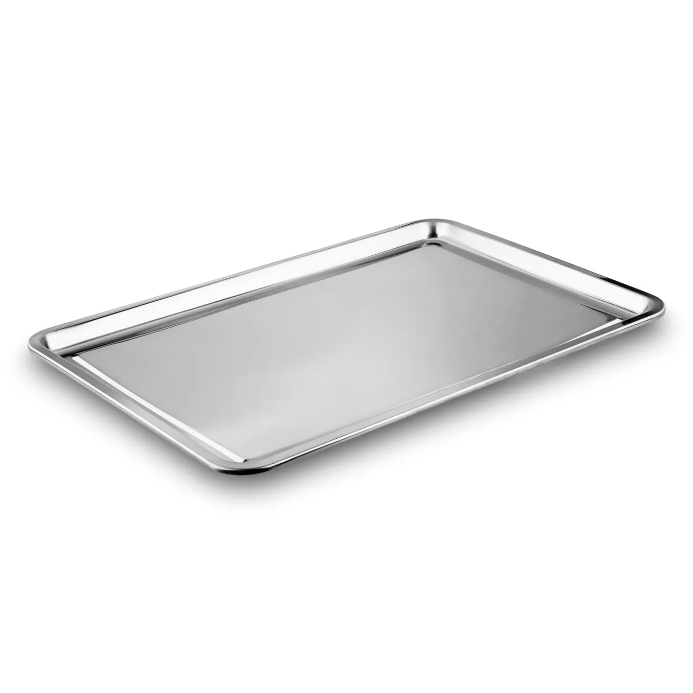 Taca metalowa nierdzewna Tadar 59,5 x 39,5 cm prostokątna
