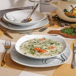Talerz głęboki kwadratowy Tadar Dolce Vita 21,5 cm
