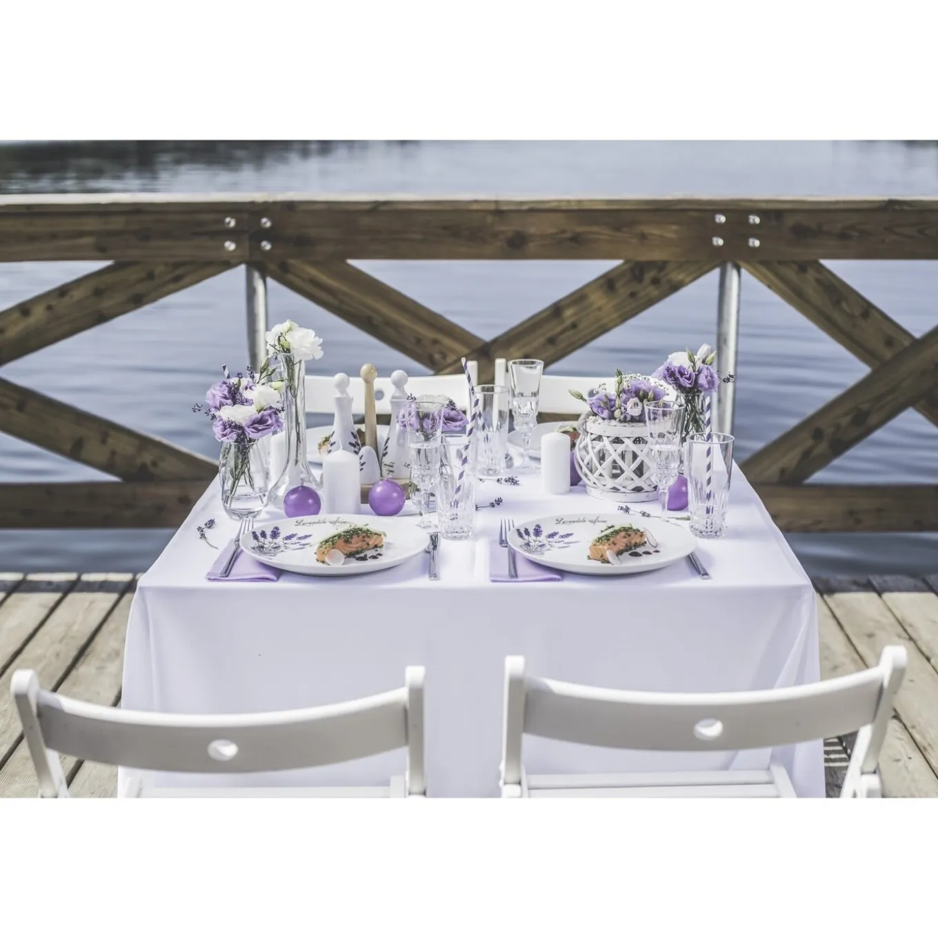 Talerz głęboki porcelanowy Lubiana Boss Lawenda 18 cm