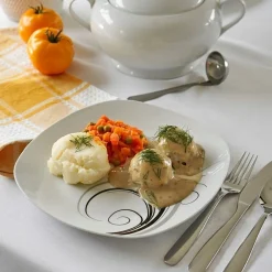 Talerz obiadowy kwadratowy Tadar Dolce Vita 25,5 cm