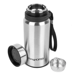 Termos próżniowy ze stali nierdzewnej z sitkiem Konighoffer Adventure 500 ml