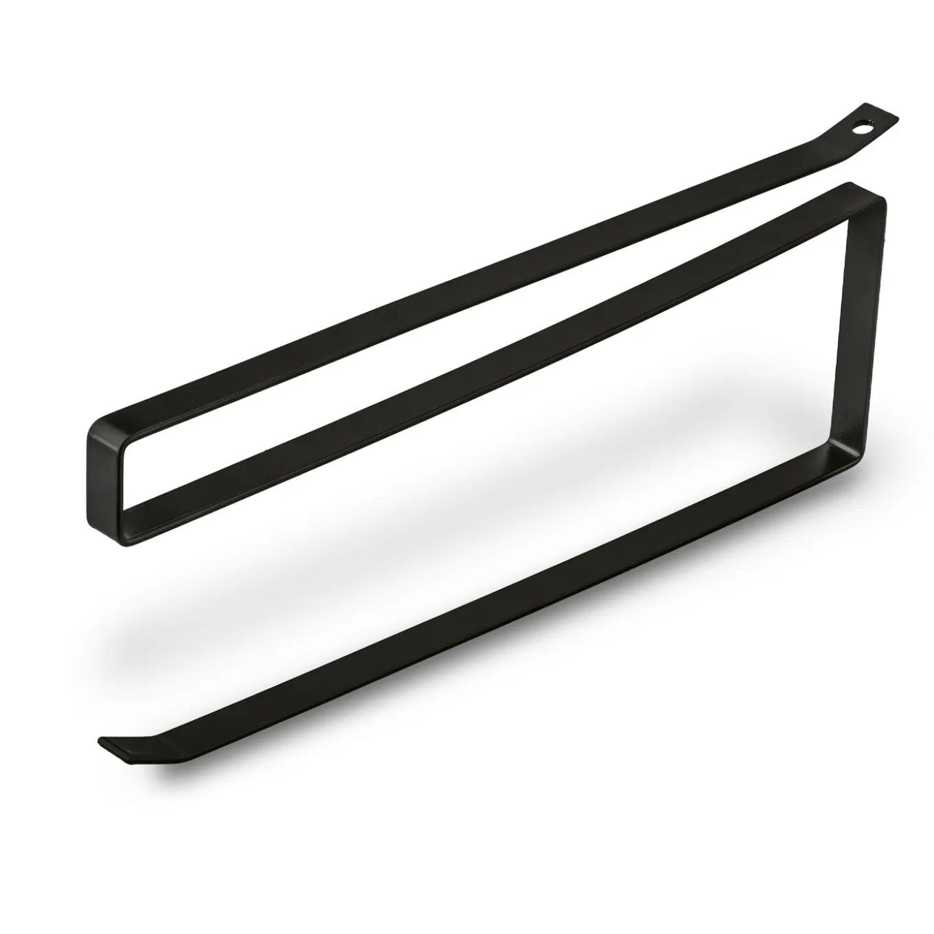 Uchwyt metalony wieszak na ręcznik papierowy Tadar Loft 26 x10 cm czarny