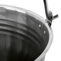 Wiadro metalowe nierdzewne z rączką Tadar Puro 12 l