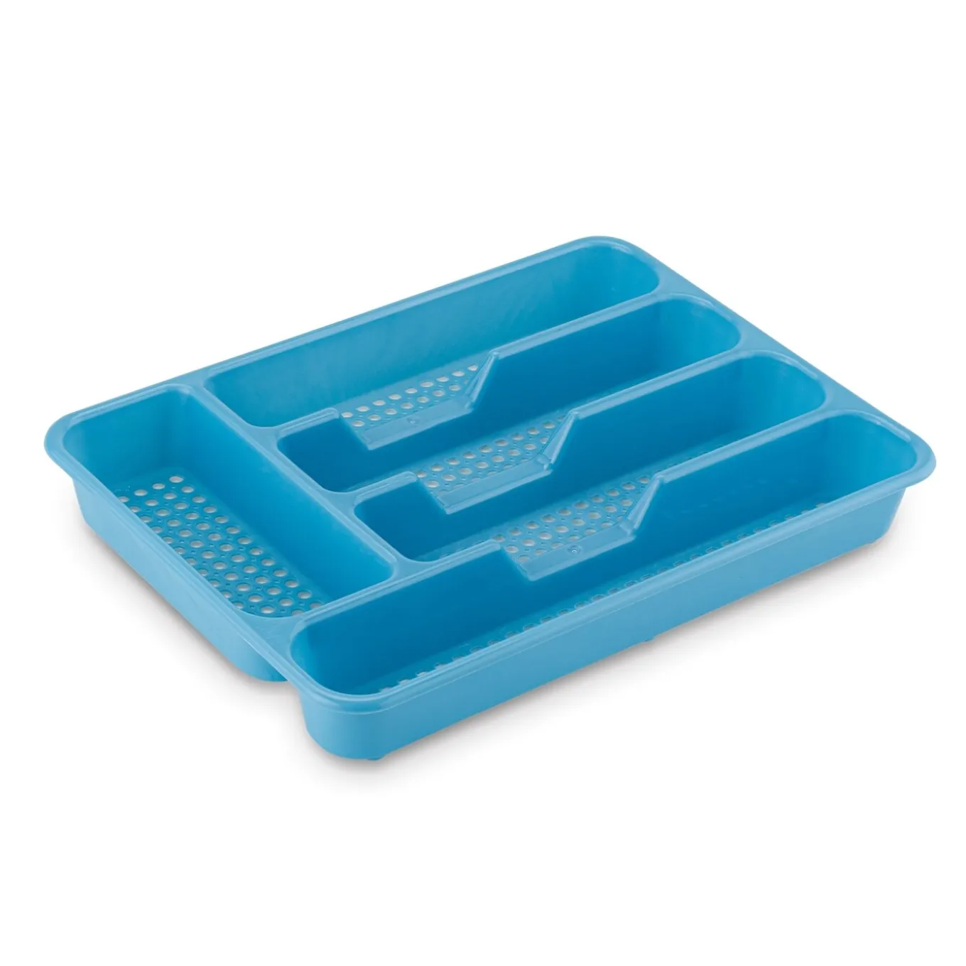 Wkład do szuflady na sztućce Great Plastic 33,5 x 24,5 x 4 cm niebieski