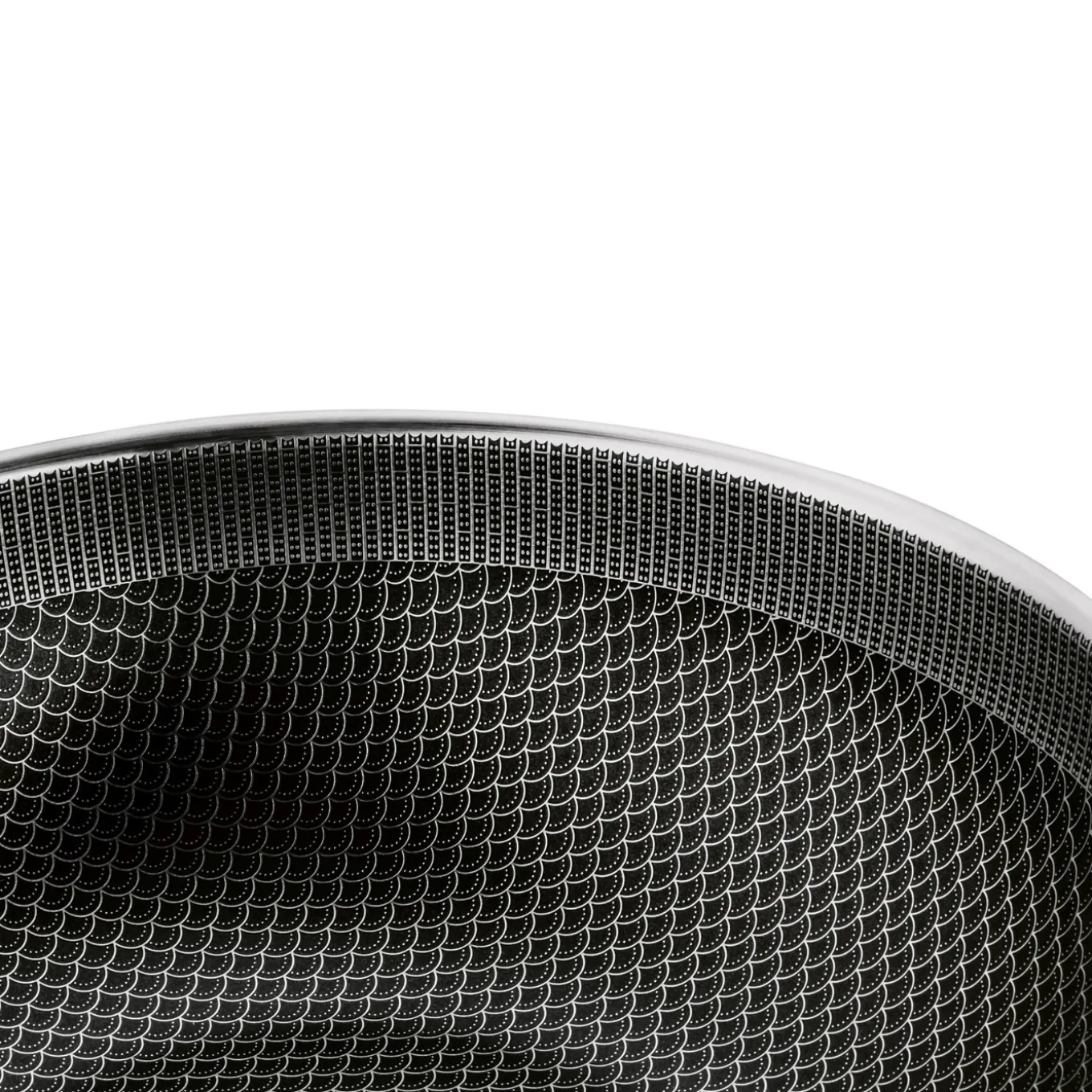 Wok nierdzewny Starke Pro Linesta Steel 30 x 9 cm z pokrywką