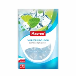 Woreczki do lodu samozamykające się Master 144 kostki