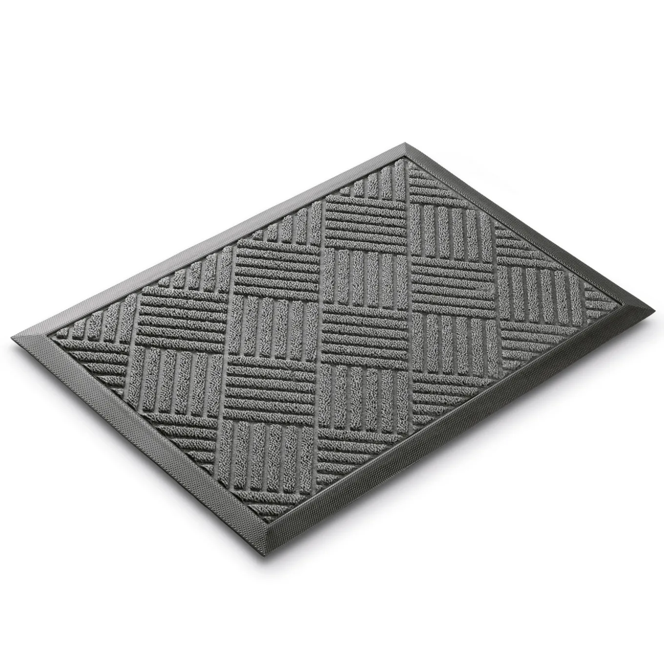Wycieraczka pod drzwi wejściowa Tadar 40 x 60 cm szara