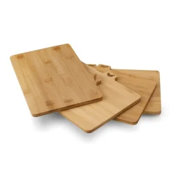 Zestaw 4 desek do krojenia ze stojakiem Konighoffer Cedar 29 x 21 x 7 cm