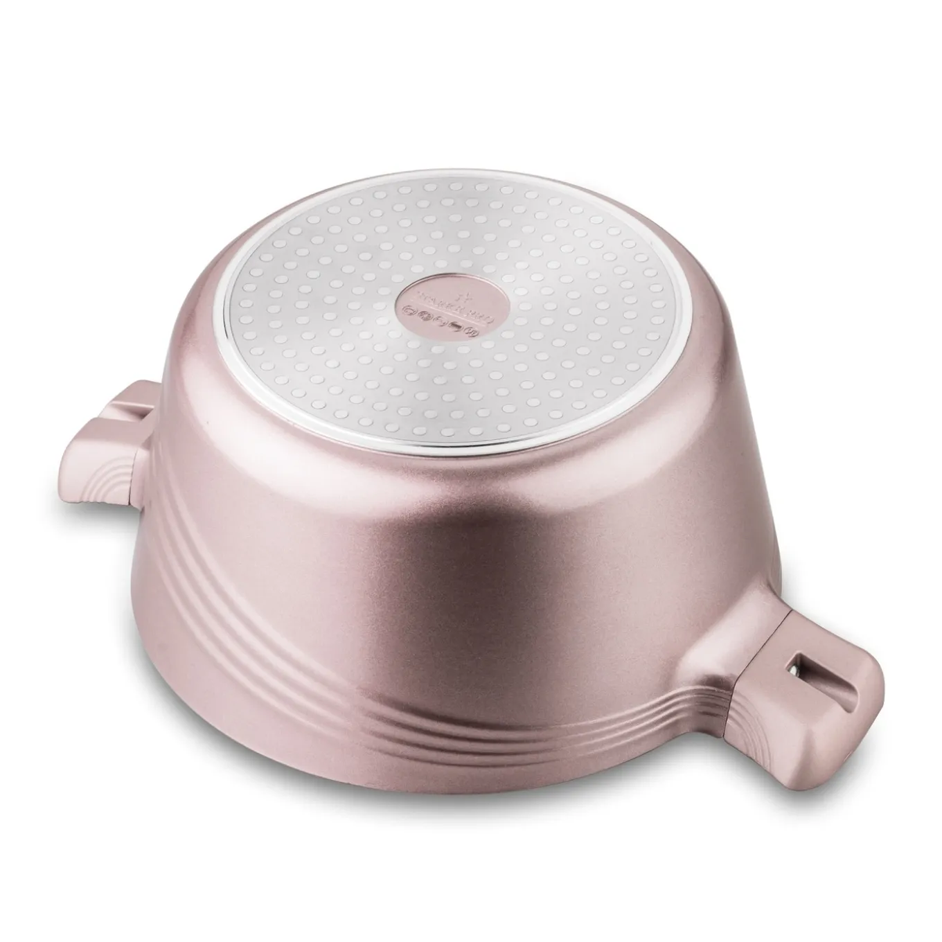 Zestaw garnków ceramicznych na indukcję Starke Pro Naturale Rose Gold 10 elementów