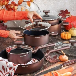 Zestaw garnków ceramicznych na indukcję Konighoffer Reno 10 elementów