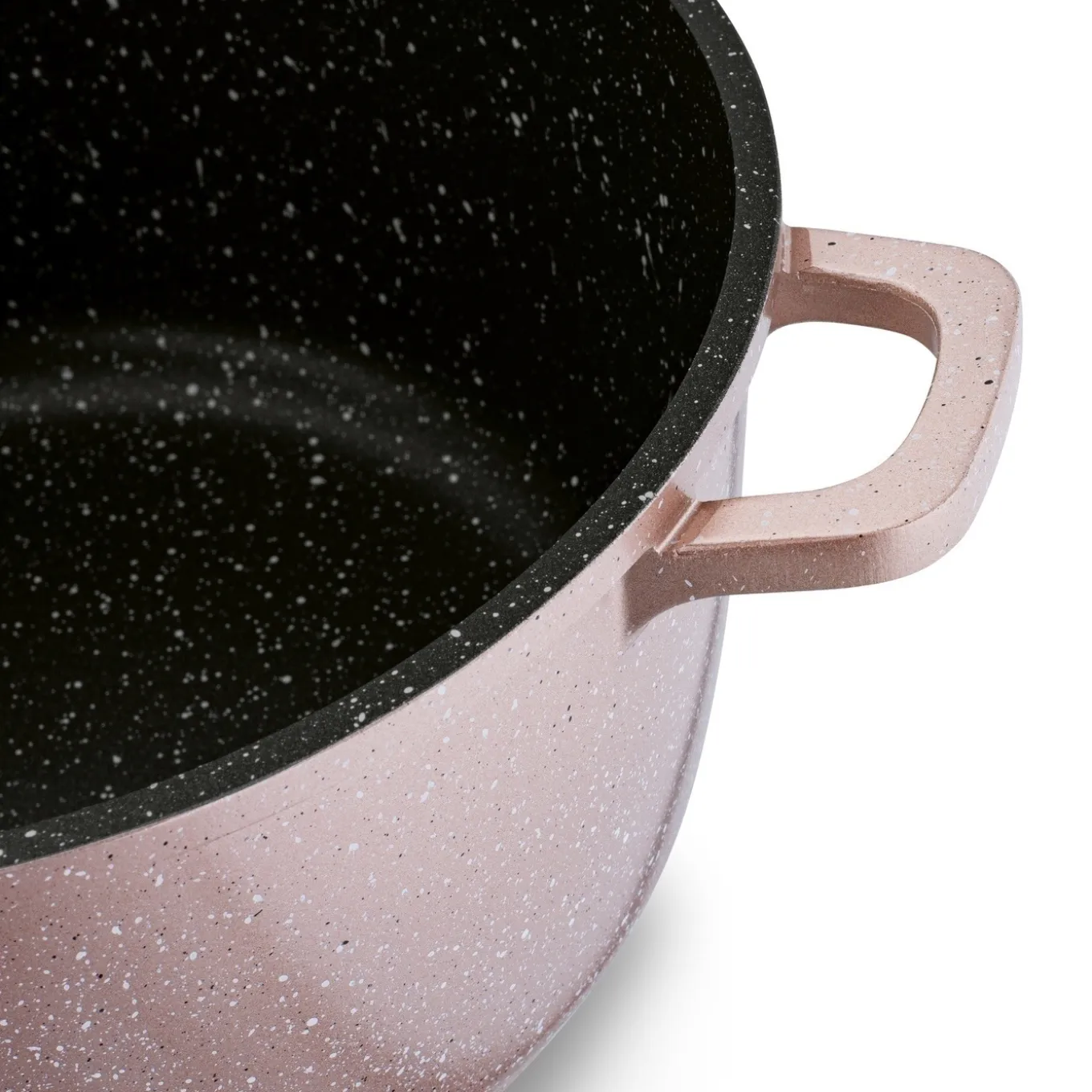 Zestaw garnków Konighoffer Pollo Rose Gold 8 elementów 2 nakładki i 2 podkładki