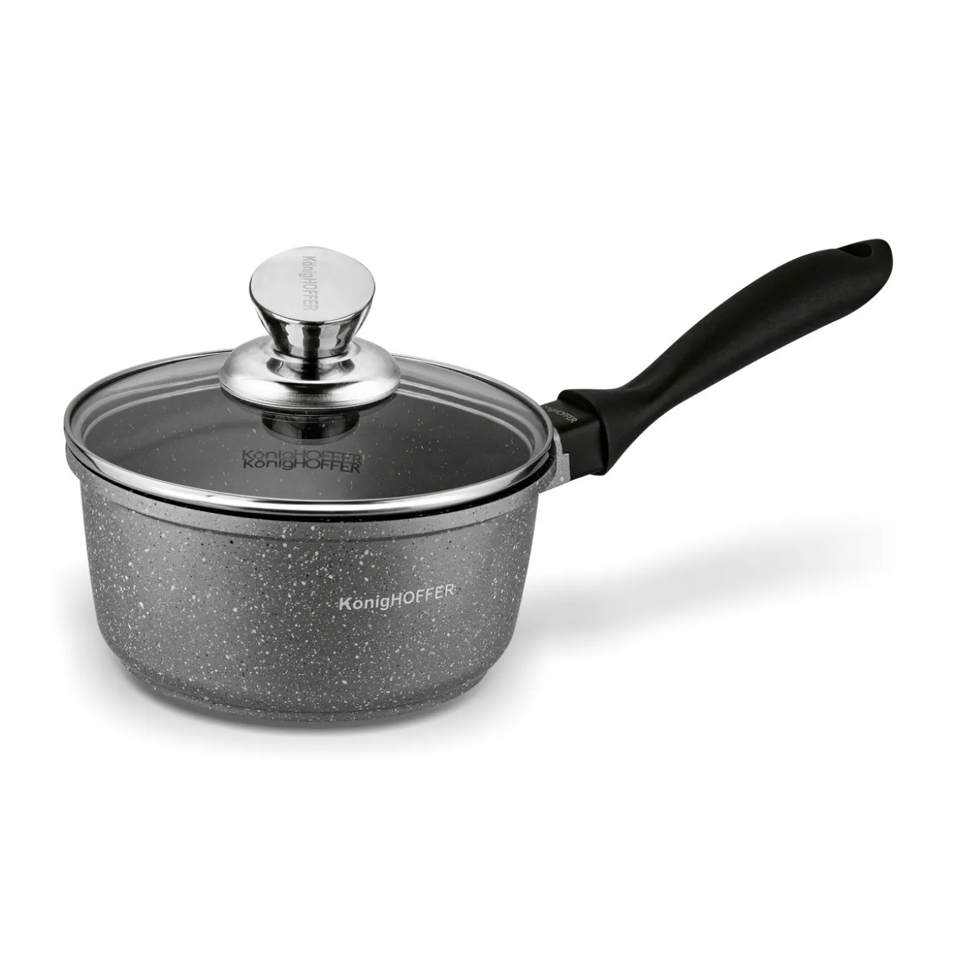 Zestaw garnków Konighoffer Pollo Grey 8 elementów 2 nakładki i 2 podkładki