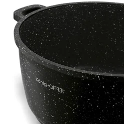 Zestaw garnków Konighoffer Pollo 8 elementów 3 przybory 2 nakładki i 2 podkładki