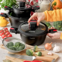 Zestaw garnków na indukcję Konighoffer Canise 6 elementów